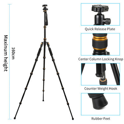 Chân máy ảnh nhôm Q999 hạng nặng với 360 độ