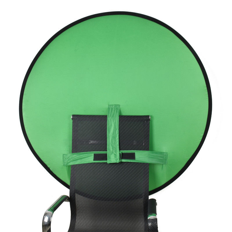 Tròn 142 * 142cm Bộ phản xạ đĩa ảnh có thể thu gọn cho video Webcam